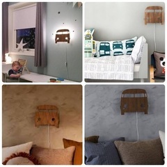 壁掛け照明　CAR LAMP ferm living 北欧子供部屋の画像