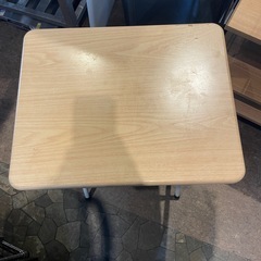 【引き取り限定】中古品　DCM テーブル　折りたたみの画像