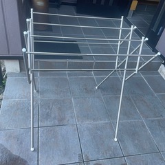 伸縮タオル干しの画像