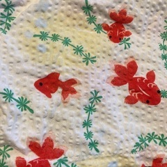 美品 甚平 90 金魚の画像