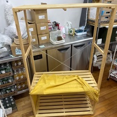 ニトリ　木製ラック　ワイド
の画像