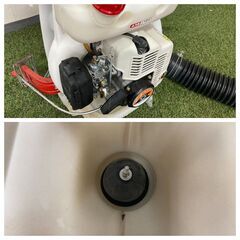 【売切御免！】971 鳥取県発 ハツタ 背負動力散布機 [ MC-341W ] 現状販売 広島 岡山 島根 兵庫 あぐり家鳥取中央店の画像