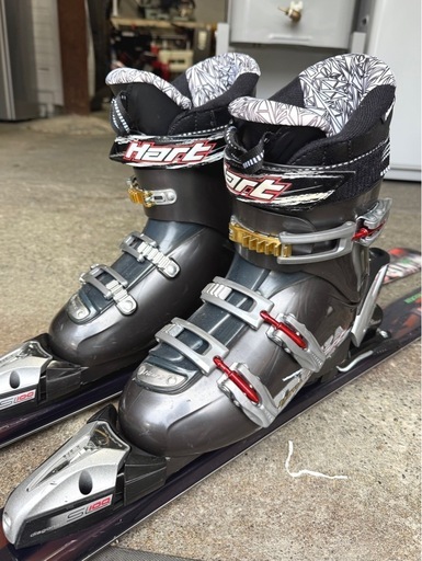 お引取り限定 KAZAMA Winterhigh ROCKER カザマ ロッカー カービングスキー4点セット 板159cm ブーツ26