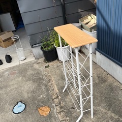 ラック　スチール下駄箱 の画像