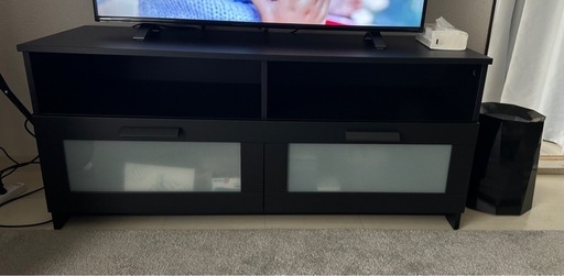 テレビ台&ブラックゴミ箱