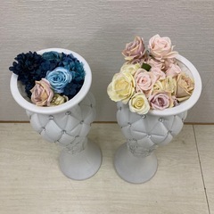 プラスチック　フラワーベース　花瓶の画像