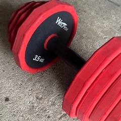 ダンベルとベンチセットです。の画像