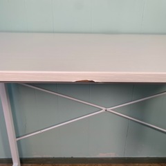 【訳ありタダでお譲りします】ニトリ　デスク　ザッキー95　パソコンデスク　ホワイトの画像