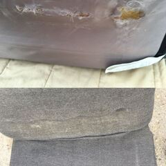 OJM0036K) ニトリマットレス/ソファー座椅子＜幅：約107cm 高さ：約33～58cm 奥行60～207cm＞中古品【取りに来られる方限定】　 の画像