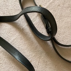 A.P.C. ショルダーバッグ　ブラックレザーの画像