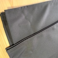 【12/7頃まで】防炎布 ダークブラウン　イベント 長机　のれん工房の画像