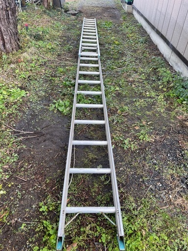 2連はしご 約：全長7.19m 縮長4.26m 重量　16.5kg