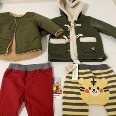 90センチ冬服　新品、美品の画像