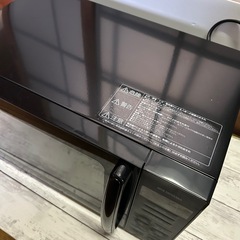 【美品】アイリスオーヤマ 電子レンジ ブラック 600Wの画像