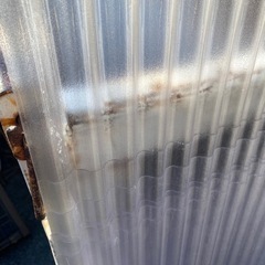 ポリカーボネート　波板　クリアマット　7枚セット
の画像