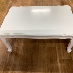猫脚折りたたみテーブル【町田市再生家具】　252467の画像