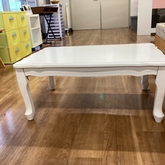 猫脚折りたたみテーブル【町田市再生家具】　252467の画像