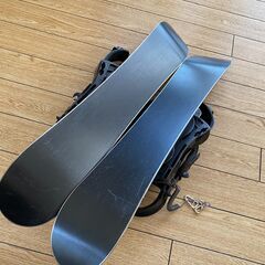 SWALLOW ソフトブレード スノボブーツ用ショートスキー 3点セットの画像