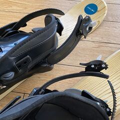 SWALLOW ソフトブレード スノボブーツ用ショートスキー 3点セットの画像