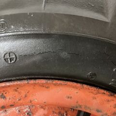 【売切御免！】974 鳥取県発 ブリヂストン 耕耘機用 タイヤ [ 4.00-8 ] 現状販売 広島 岡山 島根 兵庫 あぐり家鳥取中央店の画像