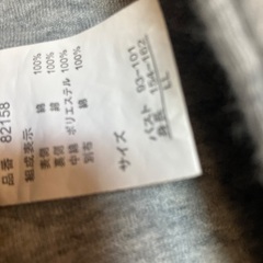 グレーのコート サイズLLの画像