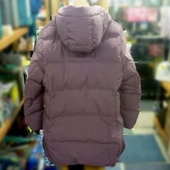 ☆UNIQLO レディース シームレス ダウン ショートコート XLサイズ パープル系 ユニクロ ダブルファスナー ダウンコート 札幌市 豊平区 平岸店の画像