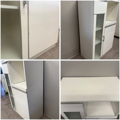 ニトリ　レンジ台(フォルムN RE1175 WH）の画像