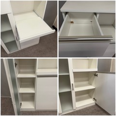 ニトリ　レンジ台(フォルムN RE1175 WH）の画像