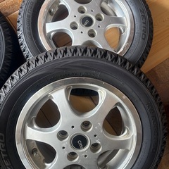 155/65R13 スタッドレスタイヤホイール現状渡しの画像