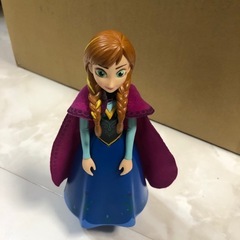 アナ雪　テーブルセット　木製　アナ　人形　アナと雪の女王の画像