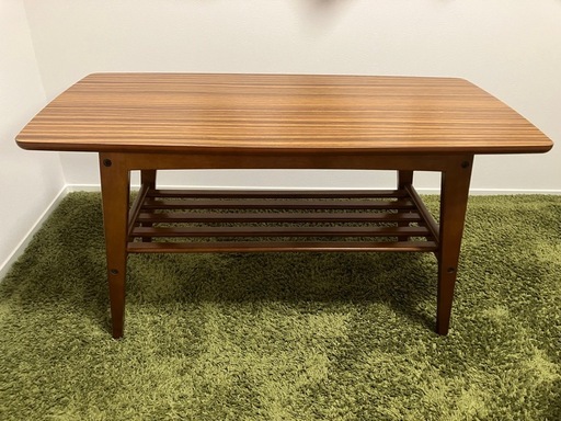 カリモク60リビングテーブル小 (ともも) 近永のテーブル《センター