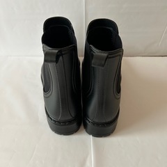 tal.by yumi レインショートブーツ ブラック サイドゴアブーツ　Mの画像