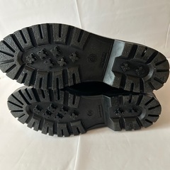 tal.by yumi レインショートブーツ ブラック サイドゴアブーツ　Mの画像