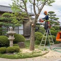 木の伐採はお任せください！