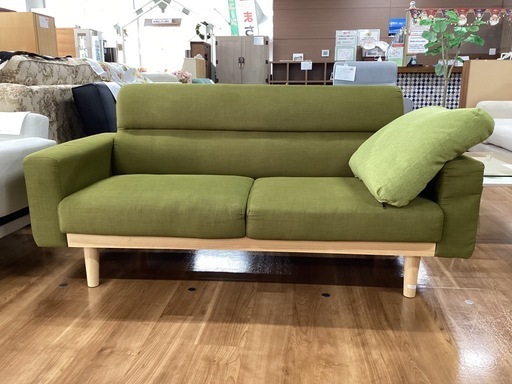 二人掛けソファ【町田市再生家具】　252476