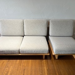 ３人掛けソファ(2人掛け＋1人掛け)セットの画像