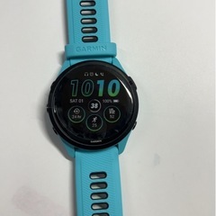 GARMIN FORERUNNER 265 青色 本体の画像