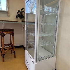 レマコム 4面ガラス　冷蔵ショーケース120L ホワイトの画像