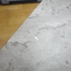 棚付き コンクリート調 センターテーブル スチールフレーム 幅120㎝×奥行50㎝×高さ35.5㎝ ローテーブル テーブル 西岡店の画像