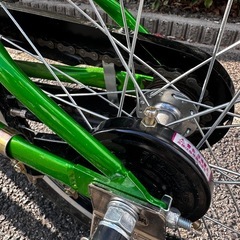（価格相談可）子供用自転 18インチ　コマ2本ありの画像