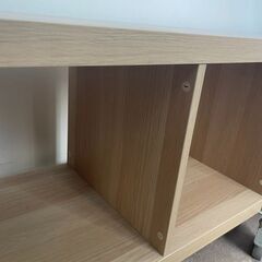 IKEA横長棚・シェルフ・テレビ台　キャスター付き　美品ですの画像