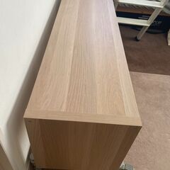 IKEA横長棚・シェルフ・テレビ台　キャスター付き　美品ですの画像