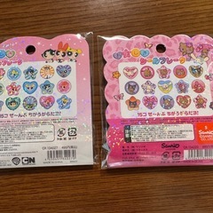 おはじきシール　日焼けサンリオ　パワパフガール
の画像