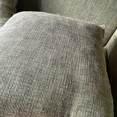 2人掛けソファー グリーンの画像