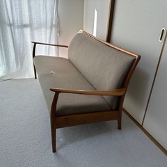 3人掛けソファ 破れあり の画像