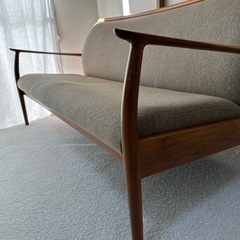 3人掛けソファ 破れあり の画像