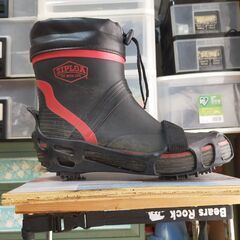 着脱式 スパイク　急斜面の草刈りに最適　 Ｌサイズ 24本爪 L 靴サイズ 27-30.5cmの画像