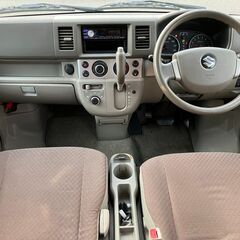 ★Ｈ22★スズキ★エブリィワゴン★ＰＺターボ★走行7万キロ★ブラックヘッドライト★12インチアルミ★左パワースライドドアの画像