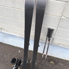 お引取り限定 BXB Jr.Free-Riding ジュニアカービングスキー4点セット JX-H1 板138cm ブーツ23cmの画像