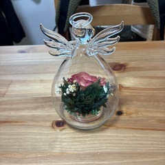 ドライフラワーの置物の画像